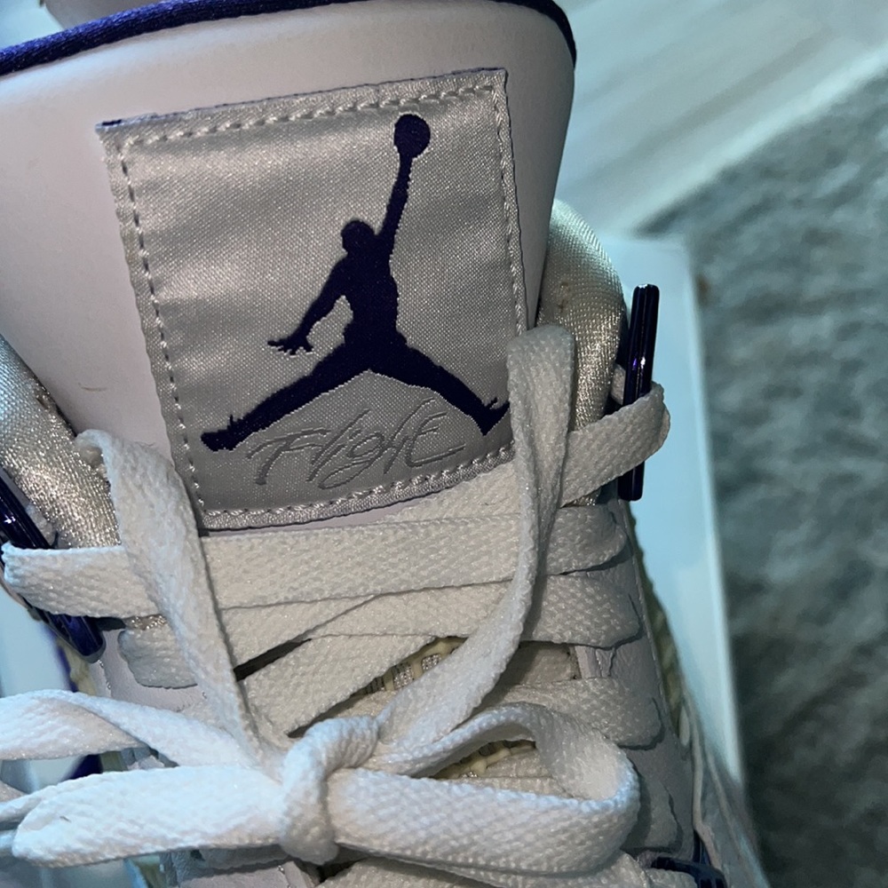 Retro Metallic Jordan 4 Purple Sz-8/9.5-10 - Picture 9 of 10
